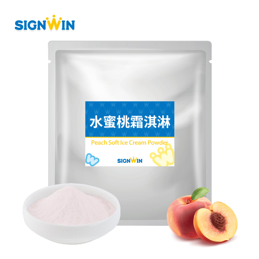 Peach Soft Ice Cream Powder