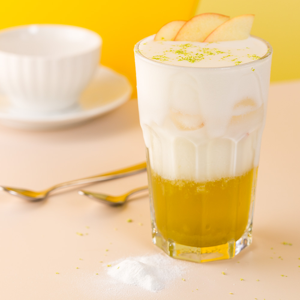 Mango Green Tea with Yogurt Milk Foam                                                               